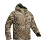Parka táctica de invierno M65, con múltiples bolsillos.