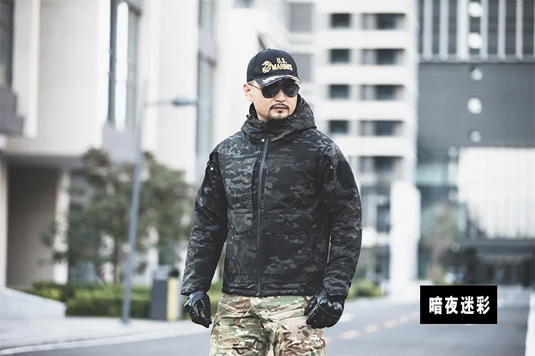M65 Winter Tactical Parka Outdoor Warm Camouflage Hunting Jacket Coat Multicam Hoodie Outwear Dropship Casual Multi Pockets