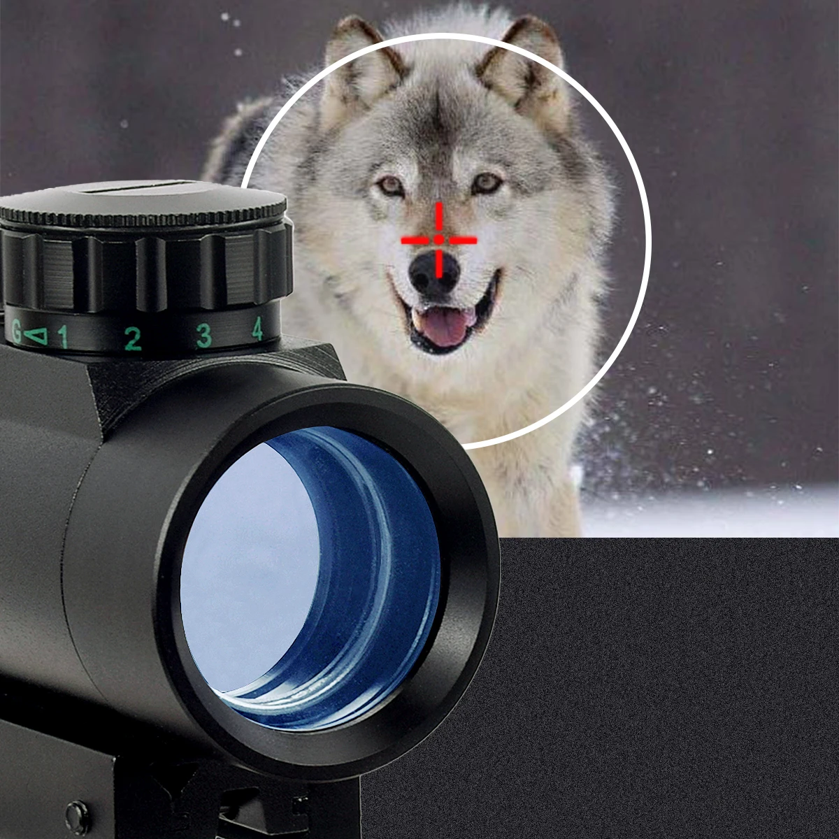 Tactical 1x30 1x40 Red Green Dot Scope Sight Tactical Riflescope Collimator For 20mm Pictinny Rail Mount Airsoft Air Hunting