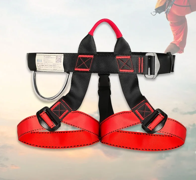 Outdoor Harness Sports Rock Climbing Half-Body Safety Protection Equipment Waist Support Aerial Survival Mountain Tools Outdoor Harness Sports Rock Climbing Half-Body Safety Protection Equipment Waist Support Aerial Survival Mountain Tools