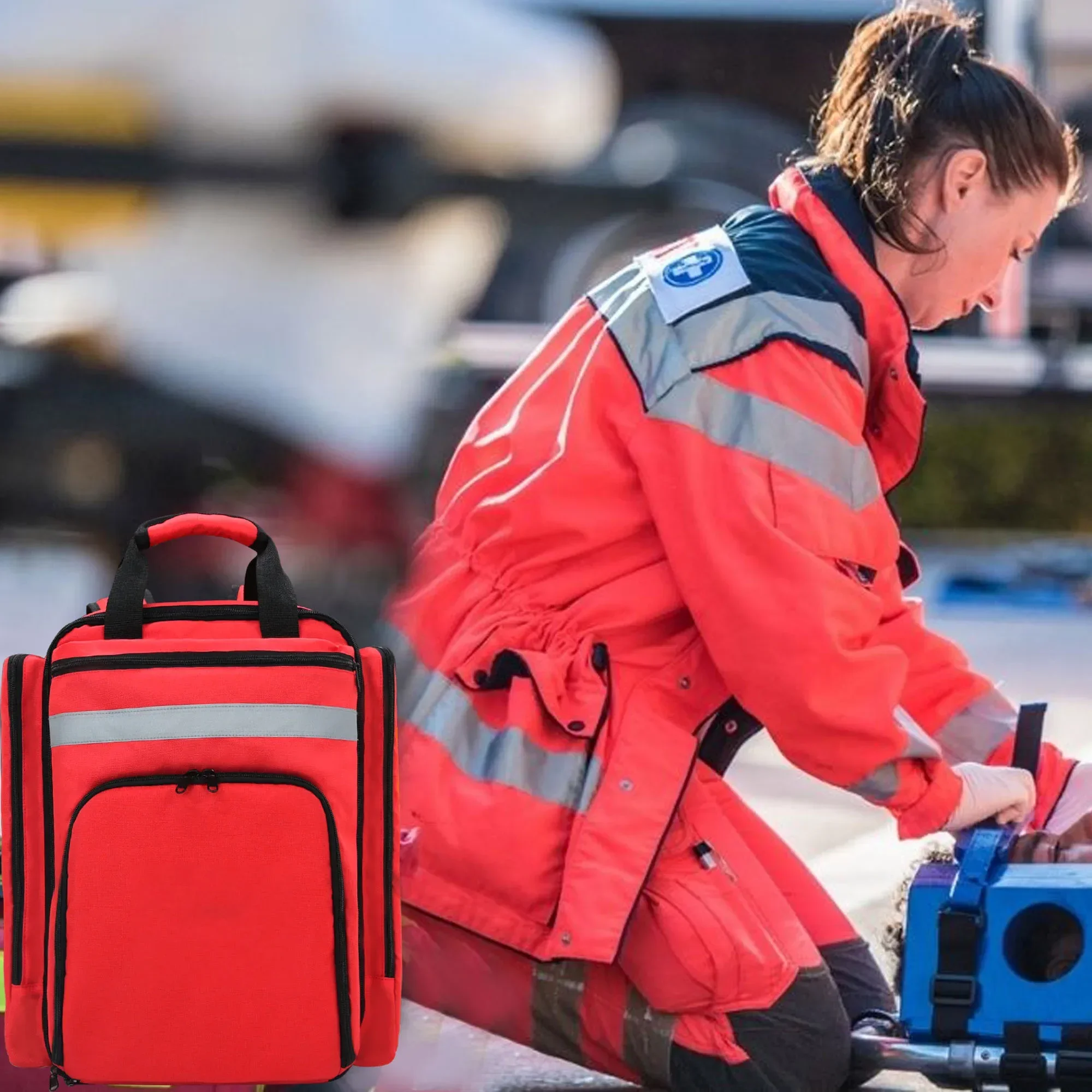 First Aid Kits Emergency Foldable Rescue Backpacks Large Capacity Sorted Storage Outdoor Camping Survival Kits Medical Kits First Aid Kits Emergency Foldable Rescue Backpacks Large Capacity Sorted Storage Outdoor Camping Survival Kits Medical Kits