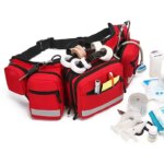Bolso Riñonera SOS, bolsa de primeros auxilios, almacenamiento médico, organizador médico, supervivencia
