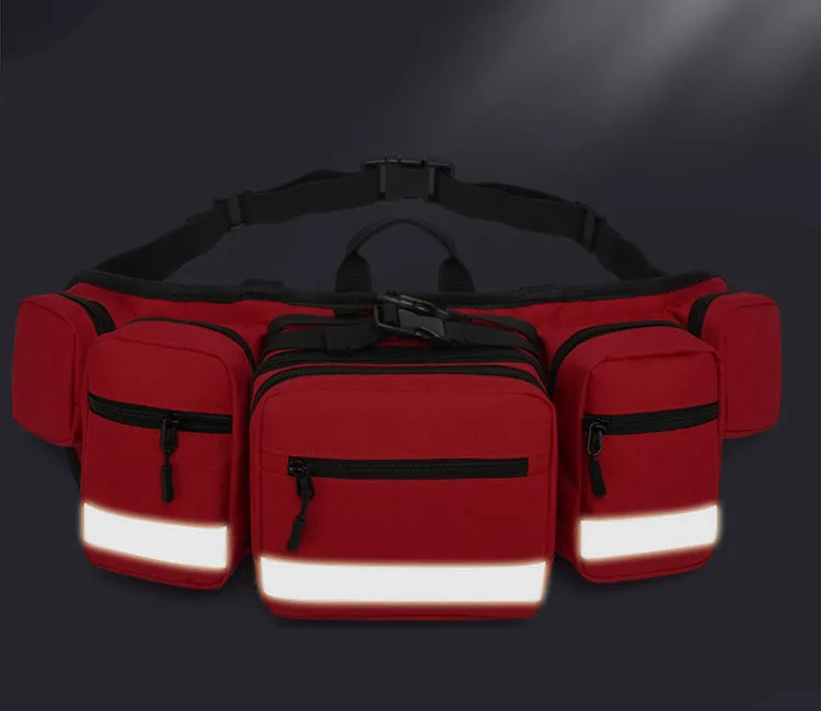 Empty Rescue Waist Bag First Aid Bag For Camping Travel Medical Storage Medical Organizer Outdoor Emergency Survival Running