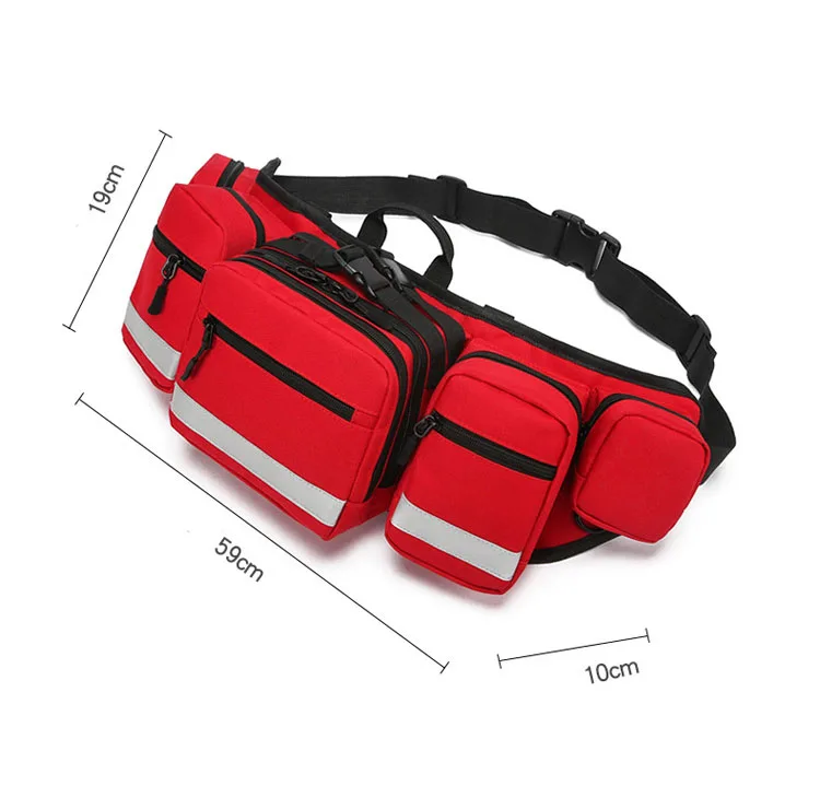 Empty Rescue Waist Bag First Aid Bag For Camping Travel Medical Storage Medical Organizer Outdoor Emergency Survival Running