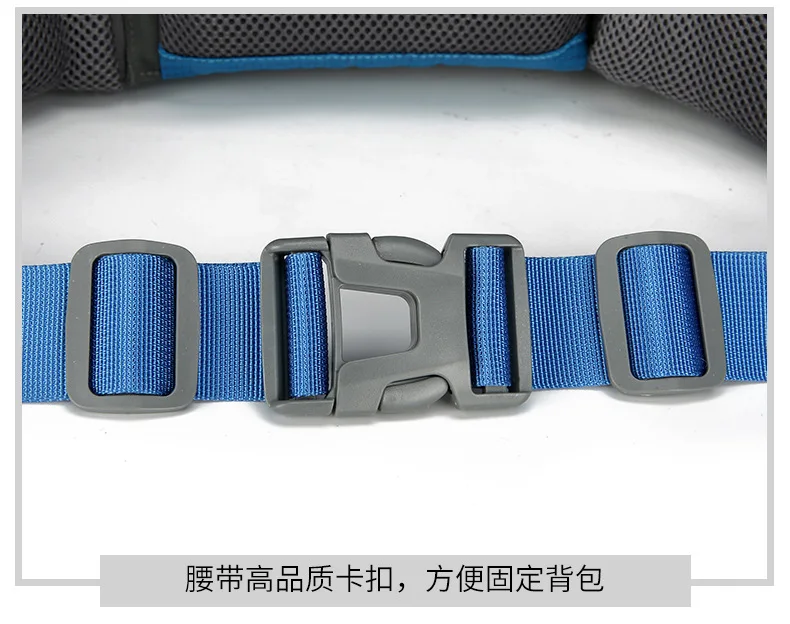 80L Mountaineering Bag,Large Capacity Rainproof Wear-Resistant Nylon Breathable,Outdoor Travel Hiking Camping Sports Backpack