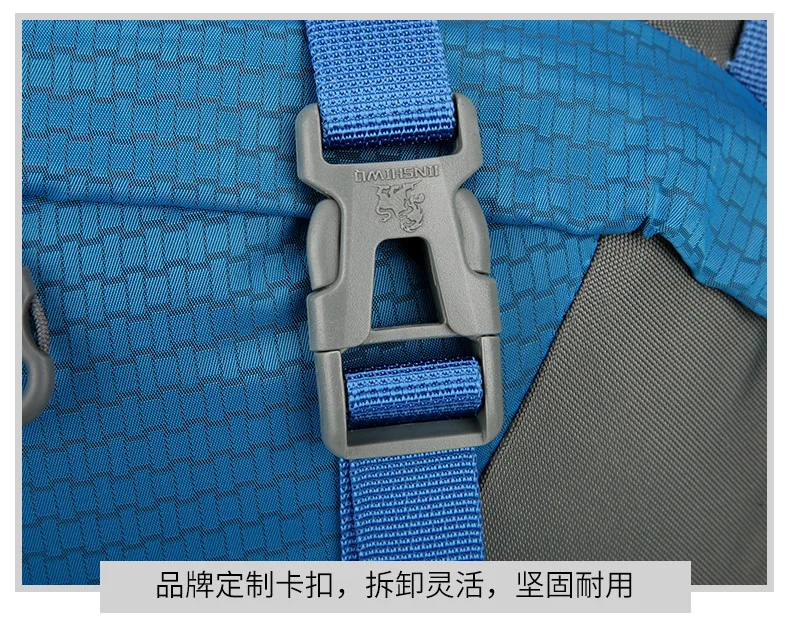 80L Mountaineering Bag,Large Capacity Rainproof Wear-Resistant Nylon Breathable,Outdoor Travel Hiking Camping Sports Backpack