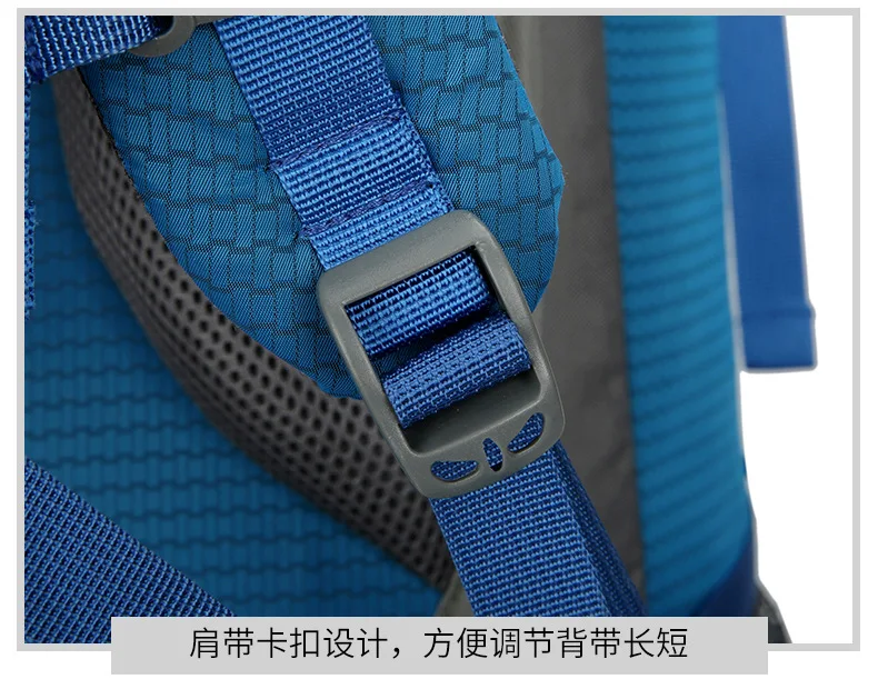 80L Mountaineering Bag,Large Capacity Rainproof Wear-Resistant Nylon Breathable,Outdoor Travel Hiking Camping Sports Backpack