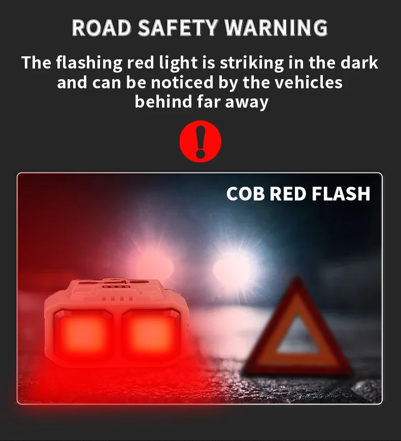 Super Bright LED Sensor Headlamp Type-C Charge Head Flashlight with 18650 Battery Outdoor Waterproof Camping Fishing Headlight