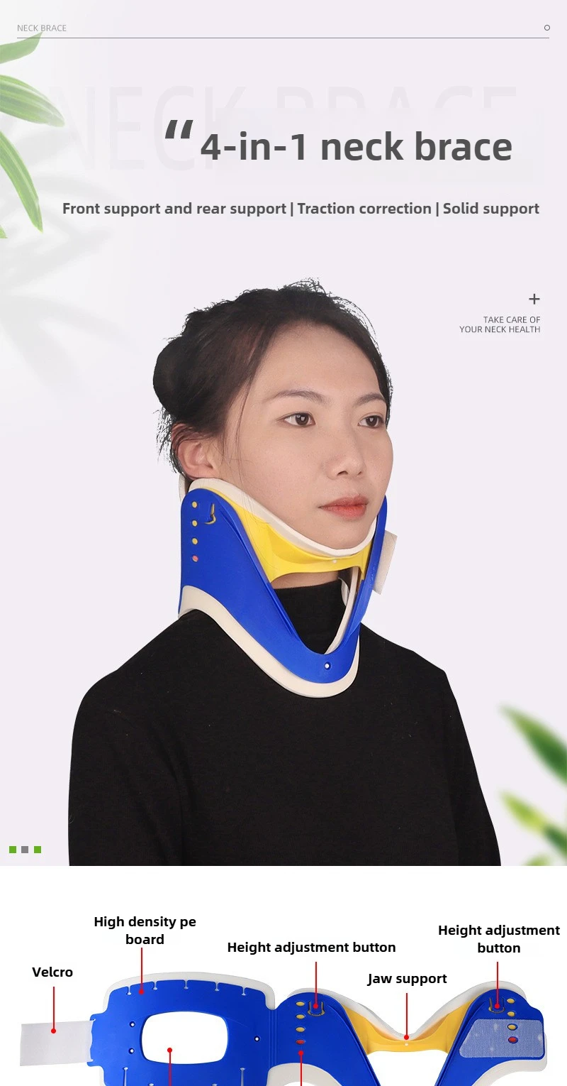 Medical Neck Collar Cervical Posture Correction Traction Support Protection Adjustable Strecher Therapy Tractor Orthosis Brace