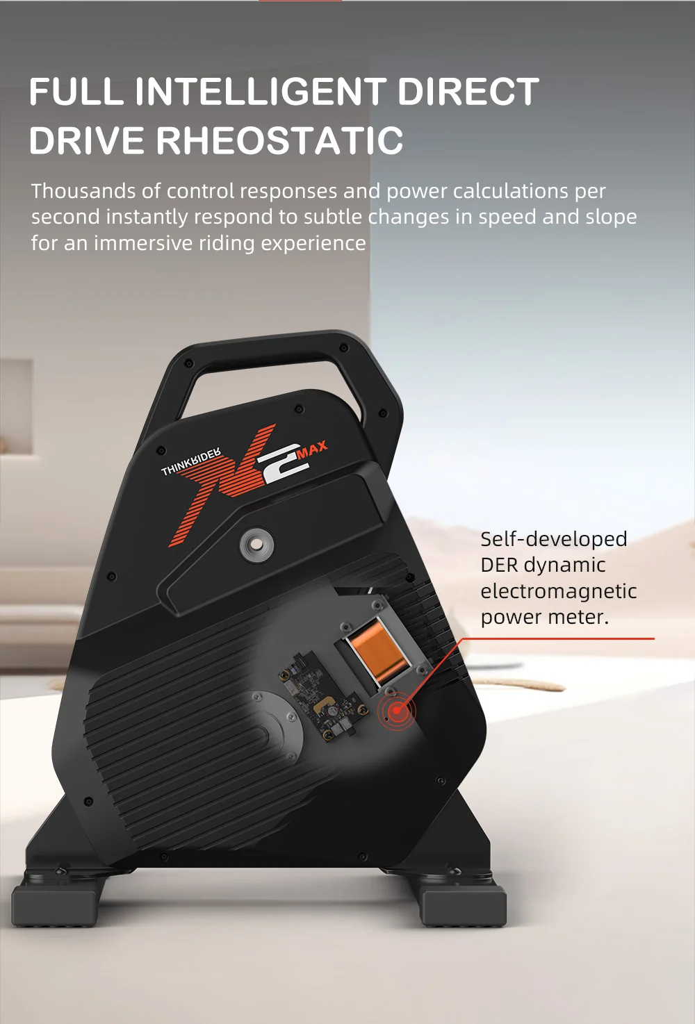 Thinkrider X2Max Smart Bike Trainer MTB Road Bicycle Built-in Power Meter home Trainer