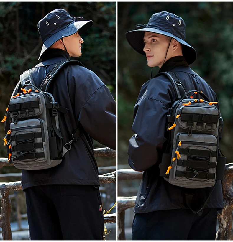 Fishing Tactical Camping Backpack Outdoor Sports Bag Hiking Molle Fish Lure Accessories Tackle Bag for Men Climbing Travel Bag