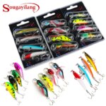 Juego De cebo De Pesca, 4 Uds., anzuelo anticorrosión Wobbler