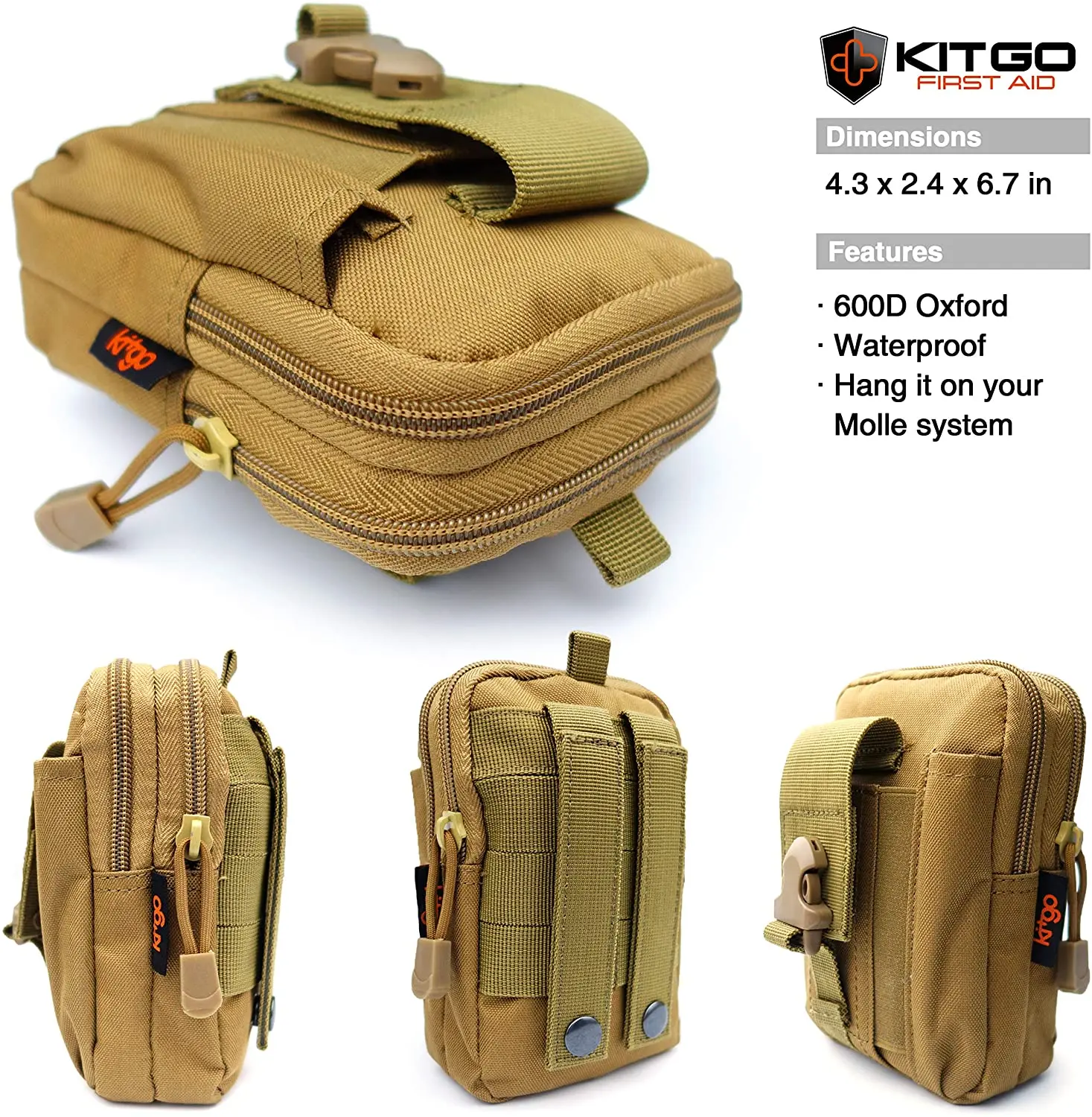 Kit de supervivencia, botiquín de primeros auxilios de emergencia SOS, ifak / 11 - Imagen 2
